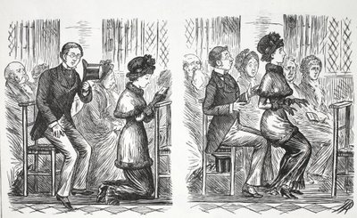 Egyházi modor, Punch illusztrációja alkotó: English School