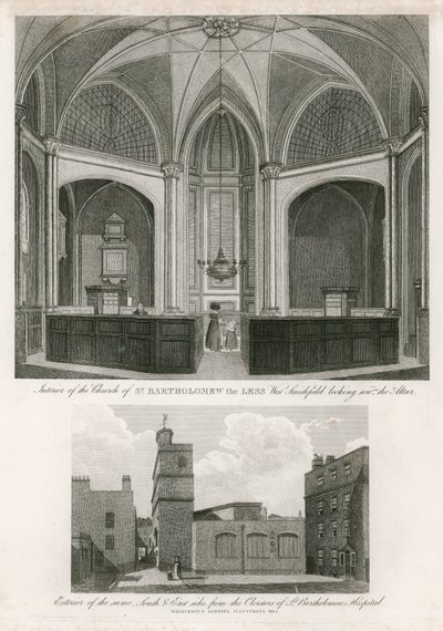 Kisebb Szent Bertalan templom, West Smithfield alkotó: English School