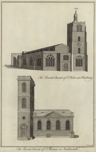 Szent János-templom, Hackney és Szent Tamás-templom, Southwark alkotó: English School