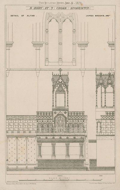 Szent Mária-templom a keresztnél, Shoreditch alkotó: English School