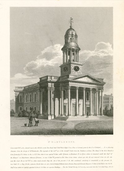 St Marylebone templom, London alkotó: English School
