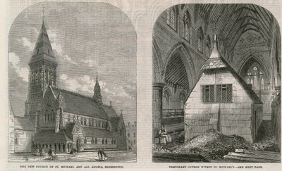 Szent Mihály és minden angyal templom, Shoreditch alkotó: English School