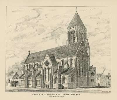 Szent Mihály és Mindenszentek temploma Woolwichban alkotó: English School