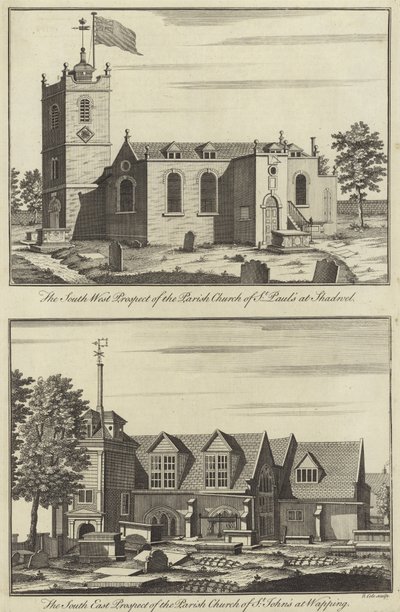 Szent Pál-templom, Shadwell és Szent János-templom, Wapping alkotó: English School