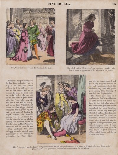 Hamupipőke (színes metszet) alkotó: English School