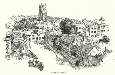 Cirencester (litográfia) alkotó: English School