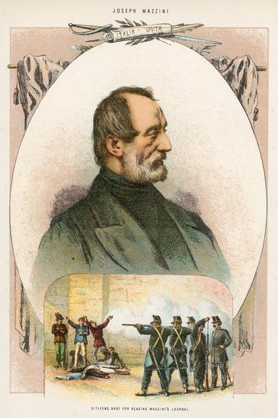 A polgárokat lelőtték Mazzini folyóiratának elolvasása miatt alkotó: English School