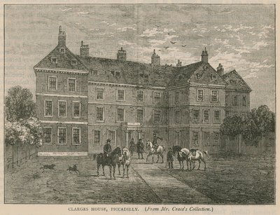 Clarges House, Piccadilly, London von English School