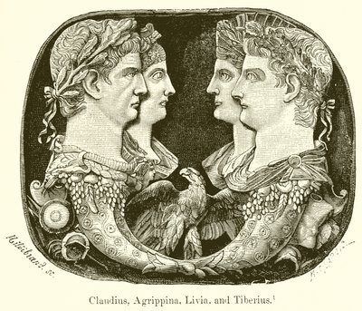 Claudius, Agrippina, Livia és Tiberius alkotó: English School