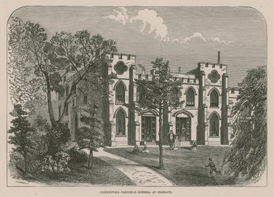 Clerkenwell egyházi iskolák a londoni Highgate-ben alkotó: English School