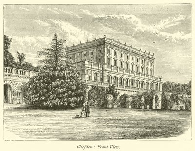 Cliefden, elölnézet alkotó: English School