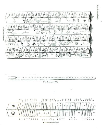 Clog Almanach, Exchequer Tally és Saxon Reive Pole alkotó: English School