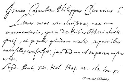 Cluverius (Philip) alkotó: English School