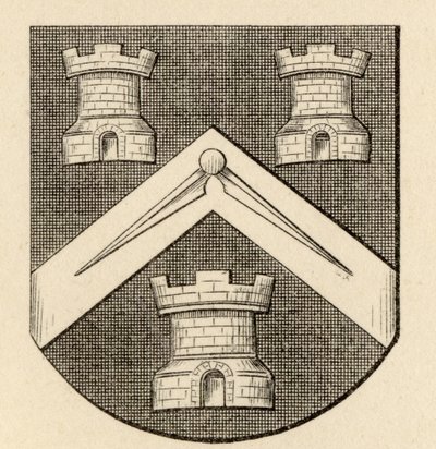 A Szabadkőművesek Társaságának címere, a "The History of Freemasonry, II. kötet"-ből, kiadta Thomas C. Jack, London, 1883. alkotó: English School