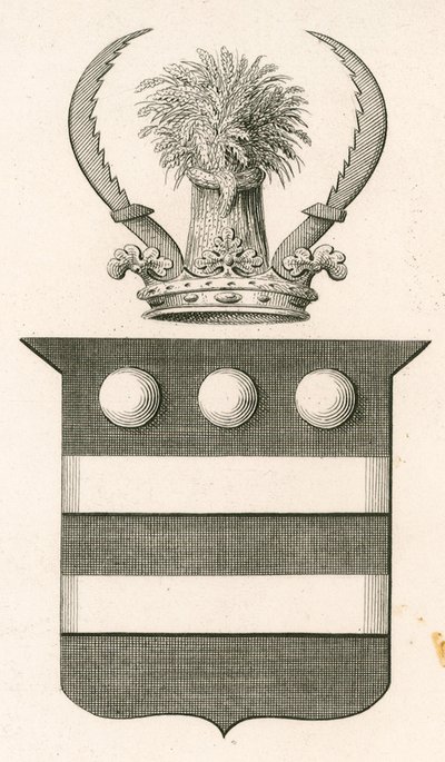 Sir Edward Hungerford címere alkotó: English School