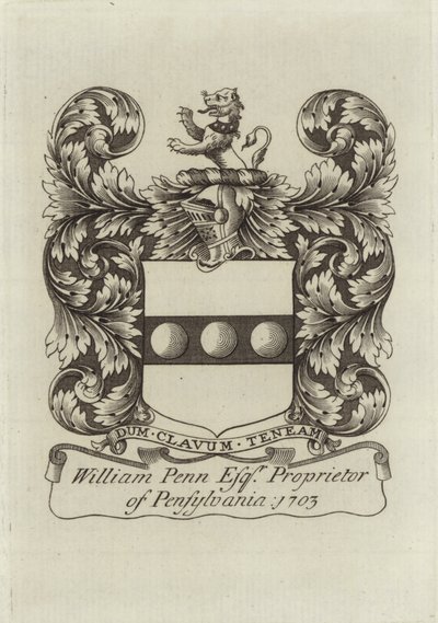 William Penn címere alkotó: English School