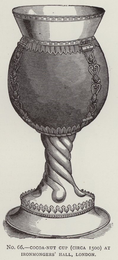 Kakaós-dió kupa (1500 körül) a londoni Ironmongers