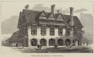 Coffee Tavern and Hostelry Newark-on-Trentben (metszet) alkotó: English School
