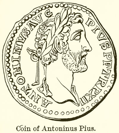 Antoninus Pius érme alkotó: English School