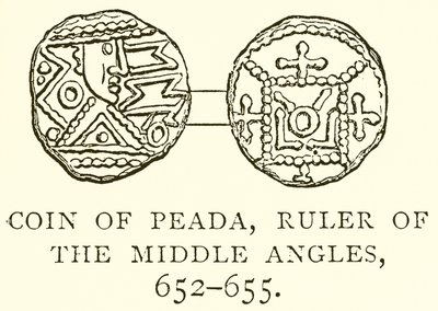 Peada érme, a középszögek uralkodója, 652--655 alkotó: English School