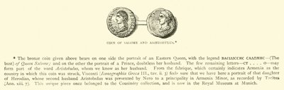 Salome és Aristobulus érme alkotó: English School