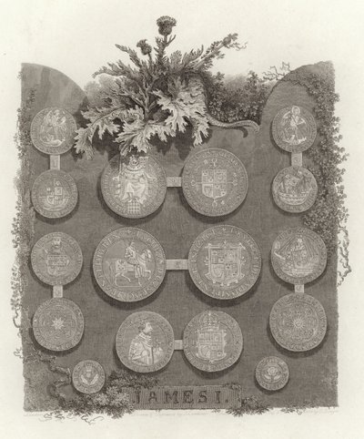 I. Jakab király érméi alkotó: English School