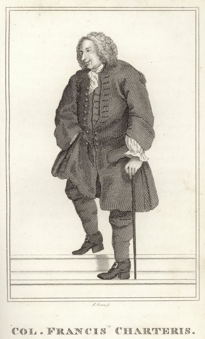 Francis Charteris ezredes alkotó: English School