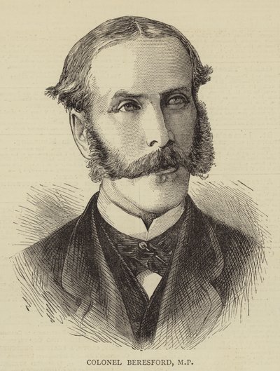 Beresford ezredes, képviselő (metszet) alkotó: English School