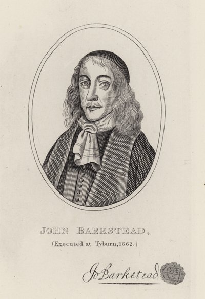 John Barkstead ezredes (metszet) alkotó: English School