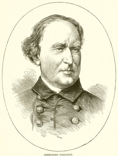 Farragut Commodore alkotó: English School