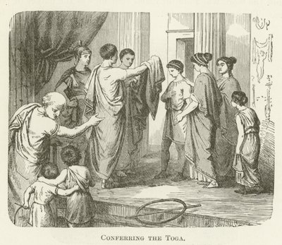 A Toga átadása alkotó: English School