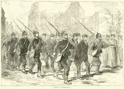 Fogolykonvoj, 1870. október alkotó: English School