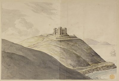 Cork Harbor (toll, tinta és akvarell papíron) alkotó: English School