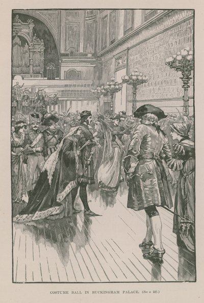 Jelmezbál a Buckingham-palotában alkotó: English School