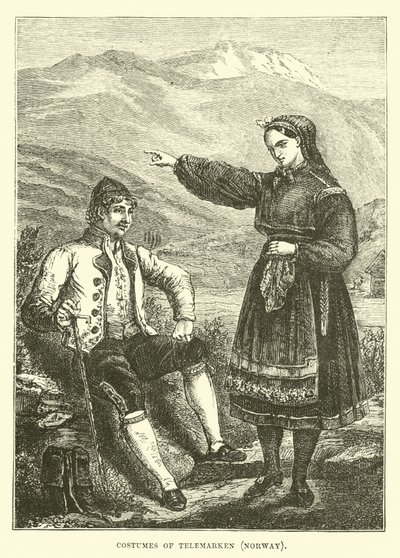 Telemarken, Norvégia jelmezei alkotó: English School