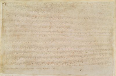 Cotton Augustus II 106 Magna Carta alkotó: English School