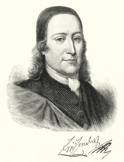 Zinzendorf gróf (metszet) alkotó: English School