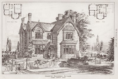 Country Residence, Eltham (metszet) alkotó: English School