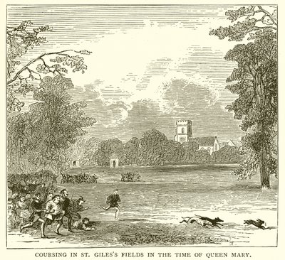 Coursing St. Giless Fieldsben Mária királyné idejében alkotó: English School