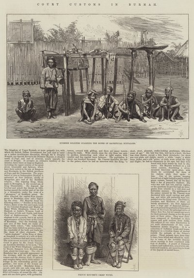 Udvari vám Burmahban (metszet) alkotó: English School