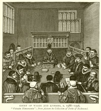 Court of Wards and Liveries, c. 1588--1598 alkotó: English School