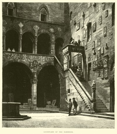 A Bargello udvara alkotó: English School