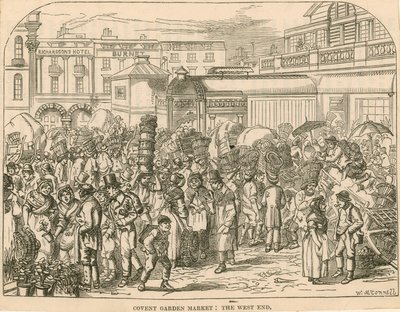 Covent Garden Market, London: a West End alkotó: English School
