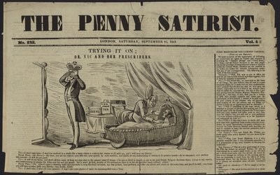 A Penny Satirist borítója alkotó: English School