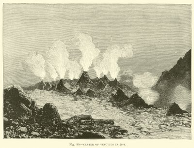 A Vezúv krátere 1834-ben alkotó: English School