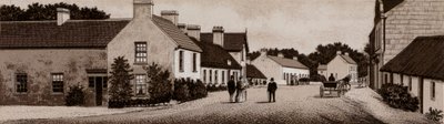 Crawfordsburn, Village and Inn (litho) alkotó: English School