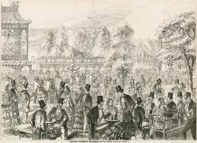 Cremorne Gardens, London, a szezon csúcspontjában alkotó: English School