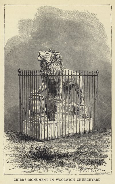 Cribbs emlékmű a woolwichi templomkertben alkotó: English School