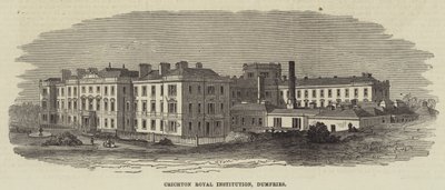 Crichton Királyi Intézet, Dumfries (metszet) alkotó: English School
