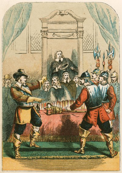 Cromwell feloszlatja a Hosszú Parlamentet alkotó: English School